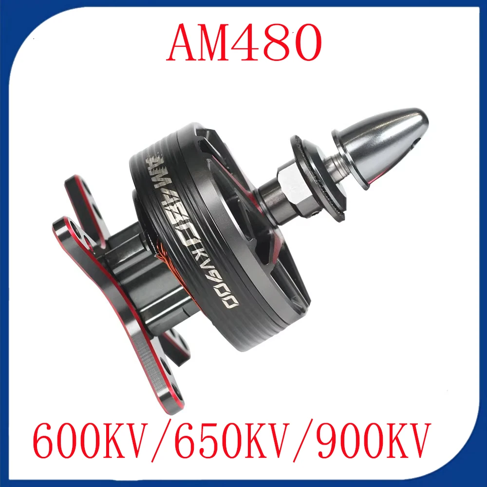 T-MOTOR AM480 Бесщеточный двигатель KV600 KV650 KV900 для RC самолета-дрона с неподвижным