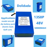 new 48v 50000mah 13s8p wildly use battery model aircraft electric toolspower tools cartssolar energy inverters and others