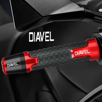for ducati diavel carbon xdiavels motorcycle accessories 78 22mm cnc handlebar grips handle grip handle bar counterweight