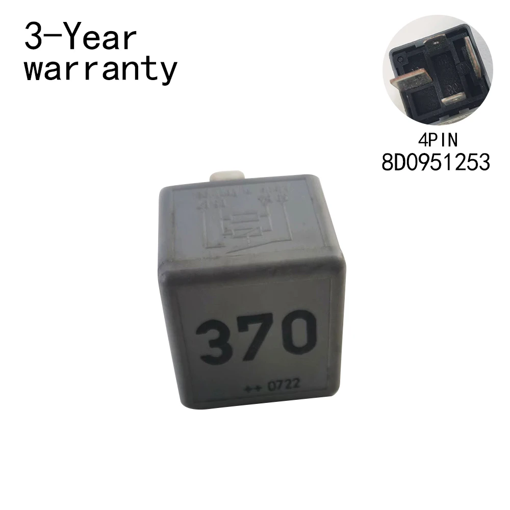 Фото Реле 370 8D0951253 443951253N 171937503A для V ​ W beetle Bora Caddy Golf A ​ udi T ​ Т А ​ 2 А ​ 3 S3 A ​ 4 S4 S ​ Koda Fabia Kodiaq №1