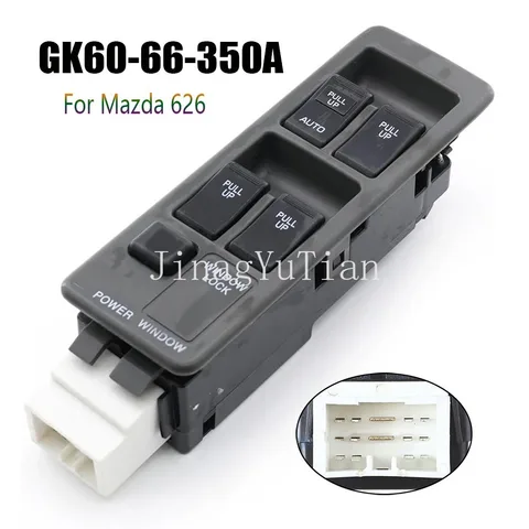 Для MAZDA 626 1988 1989 1990 1991, главный переключатель управления стеклоподъемником с левым рулем, кнопка регулировки стеклоподъемника, автомобильные аксессуары