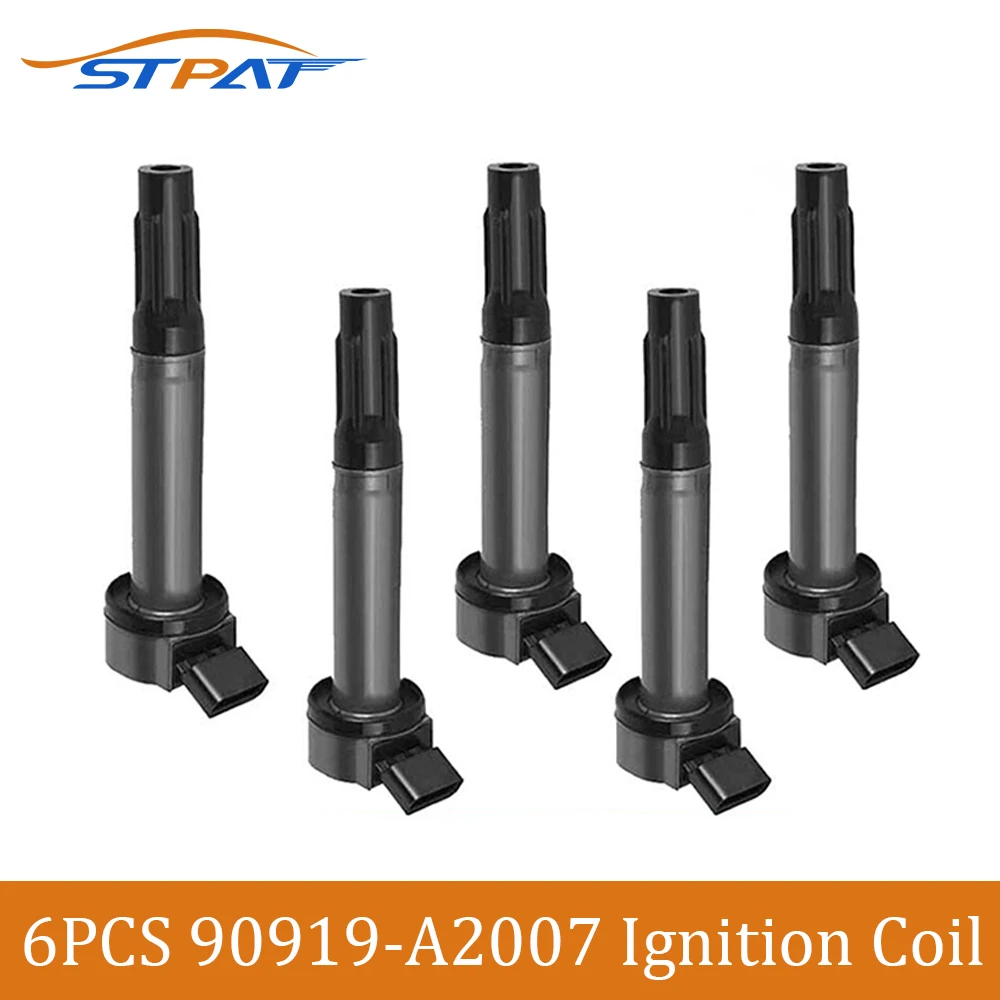 Катушка зажигания STPAT 90919-A2007 6 шт. для Lexus ES350 RX350 RX450h подходит Toyota Avalon Camry Highlander Rav4