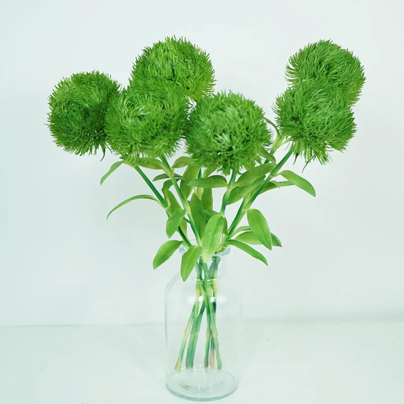 

Artificial Flower Hair Ball Dianthus,Single Branch 50cm,Home Living Room Desktop Decoration,Garden Greening,FestivePartySupplies