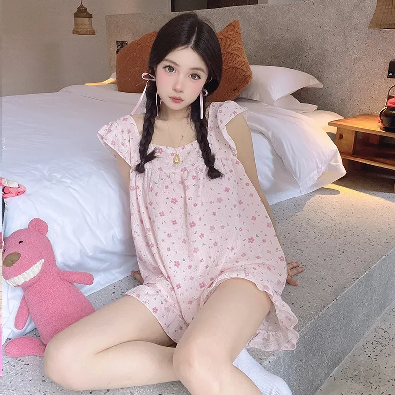 Женские летние новые стильные хлопковые жилеты милая домашняя одежда костюм