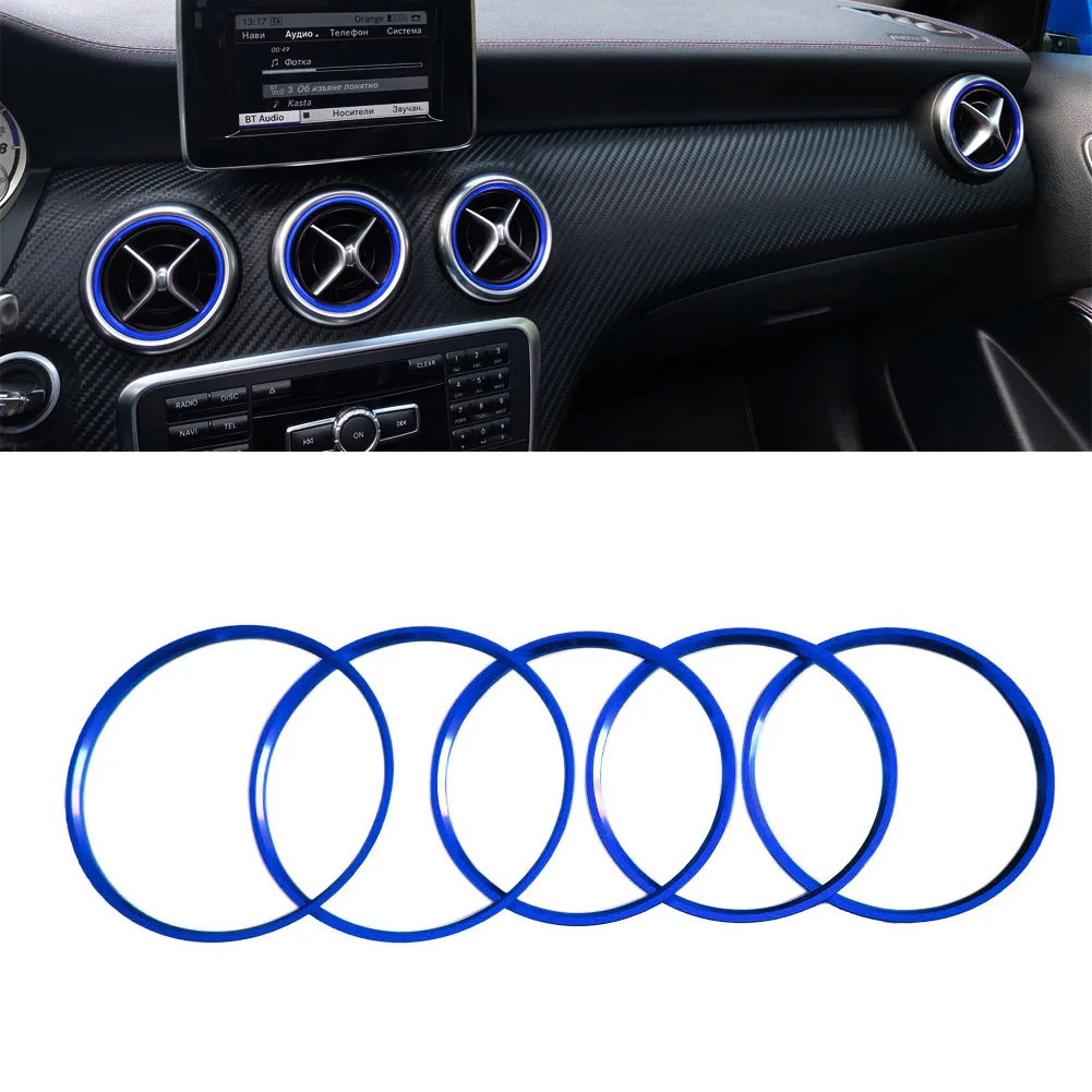 

5 Шт. В Упаковке Декоративная Крышка Для Mercedes Benz A B GLA CLA Class W176 W246 C117 X156 AMG Вентиляционные Отверстия Для...