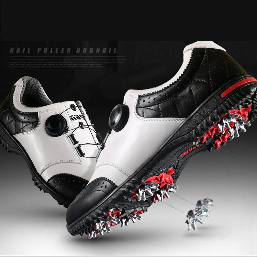 PGM Мужская обувь для гольфа с шипами дышащие амортизирующие кроссовки легкая