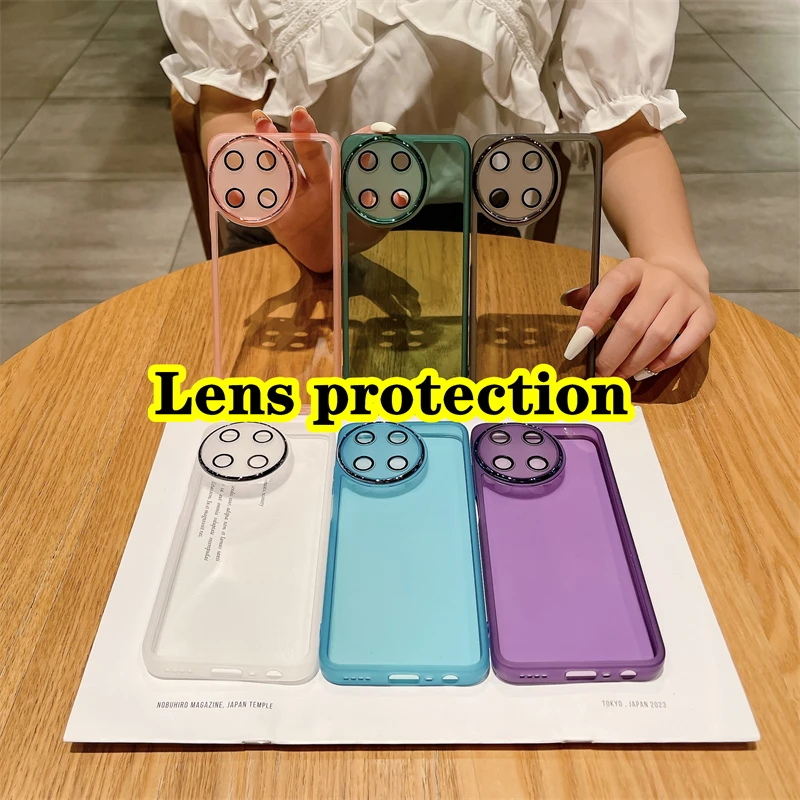 Корпус для ONEPLUS 1 + 11 10R 10T ACE 2 5G 11R Pro NORD CE3 LIte со стеклянной защитой объектива Модный