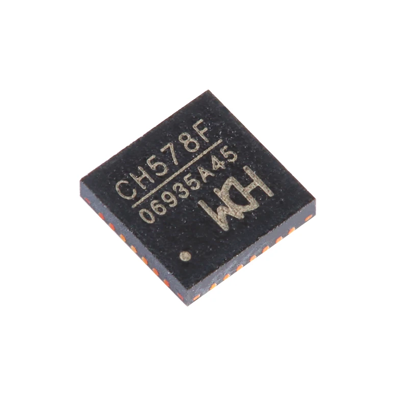 

10PCS/Pack New Original CH578F QFN-28 Integrated BLE wireless communication ARM core 32-bit microcontroller chip