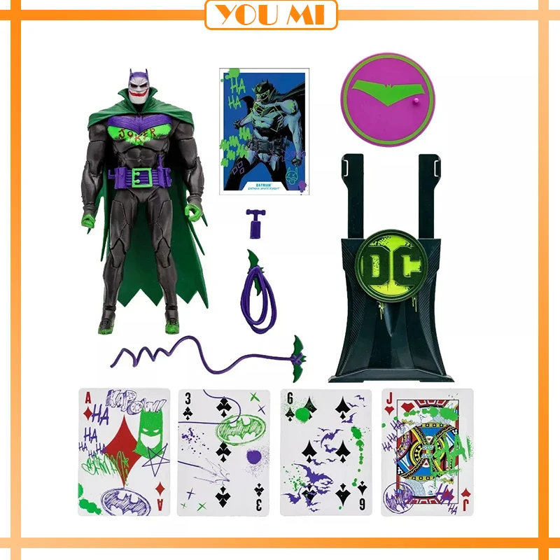 

Mcfarlane Toys Dc Anime Figure Batman White Knight Jokerized Multiverse Gold Label Action Figure Model Collectible Christmas Gif