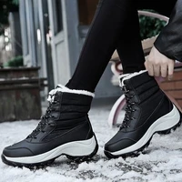 women boots waterproof winter shoes women snow boots platform keep warm ankle winter boots with thick fur heels botas de mujer