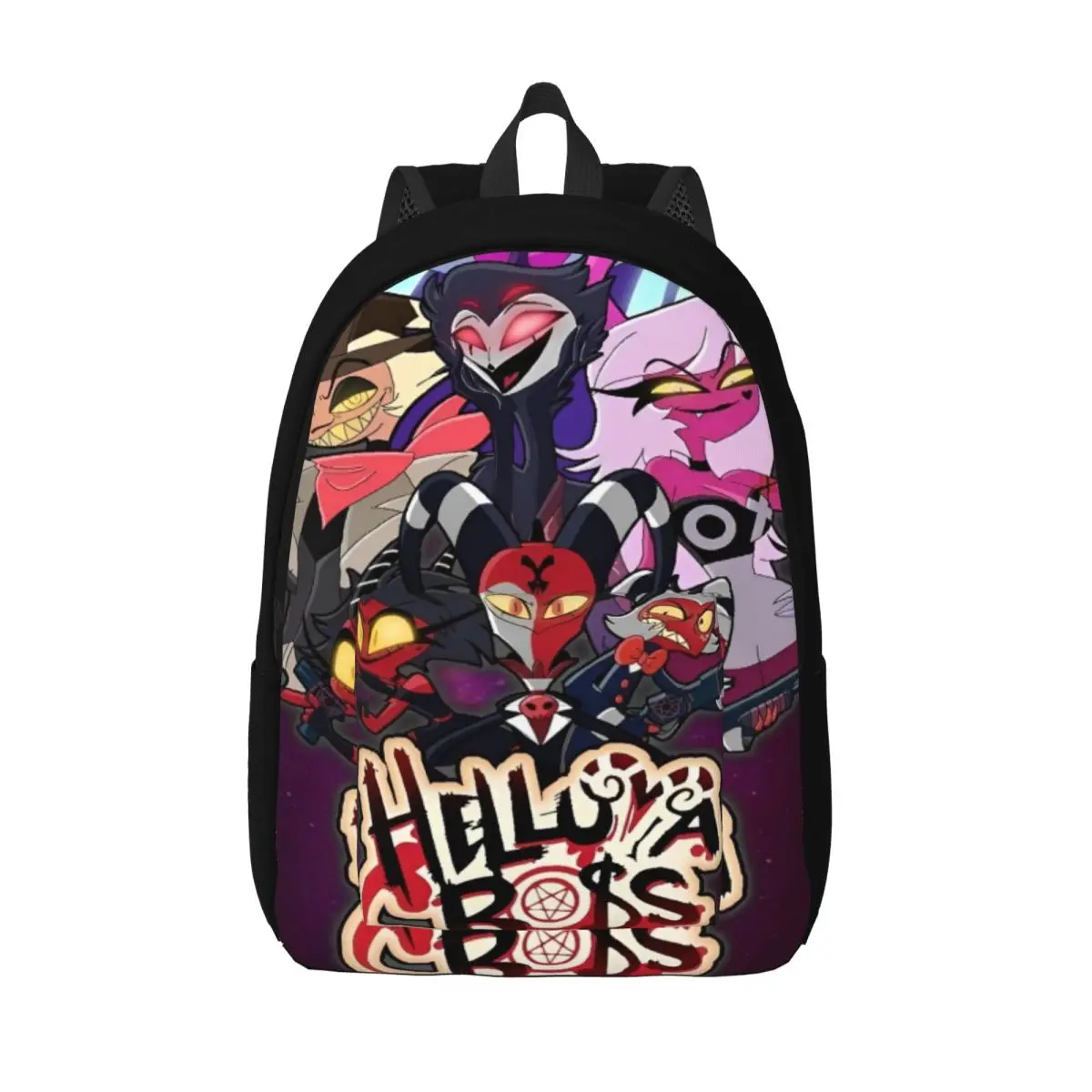 Рюкзак H-Helluva-Boss для мужчин и женщин крутой студенческий деловой рюкзак