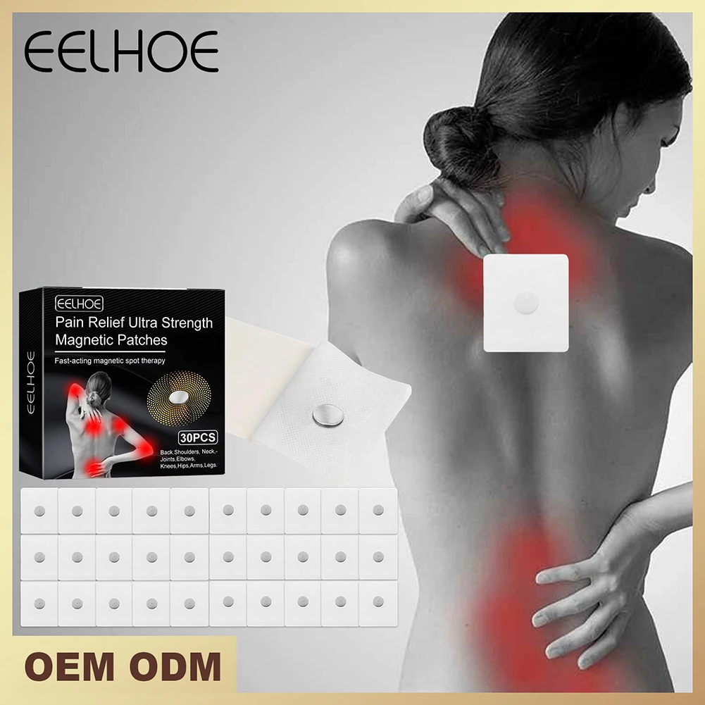 

30/60/90 pcs Magnetic Therapy Patches Neck Pain Relief Magnet Acupuncture for Back Shoulders Knee Hip Leg Acupoints Patch Pads