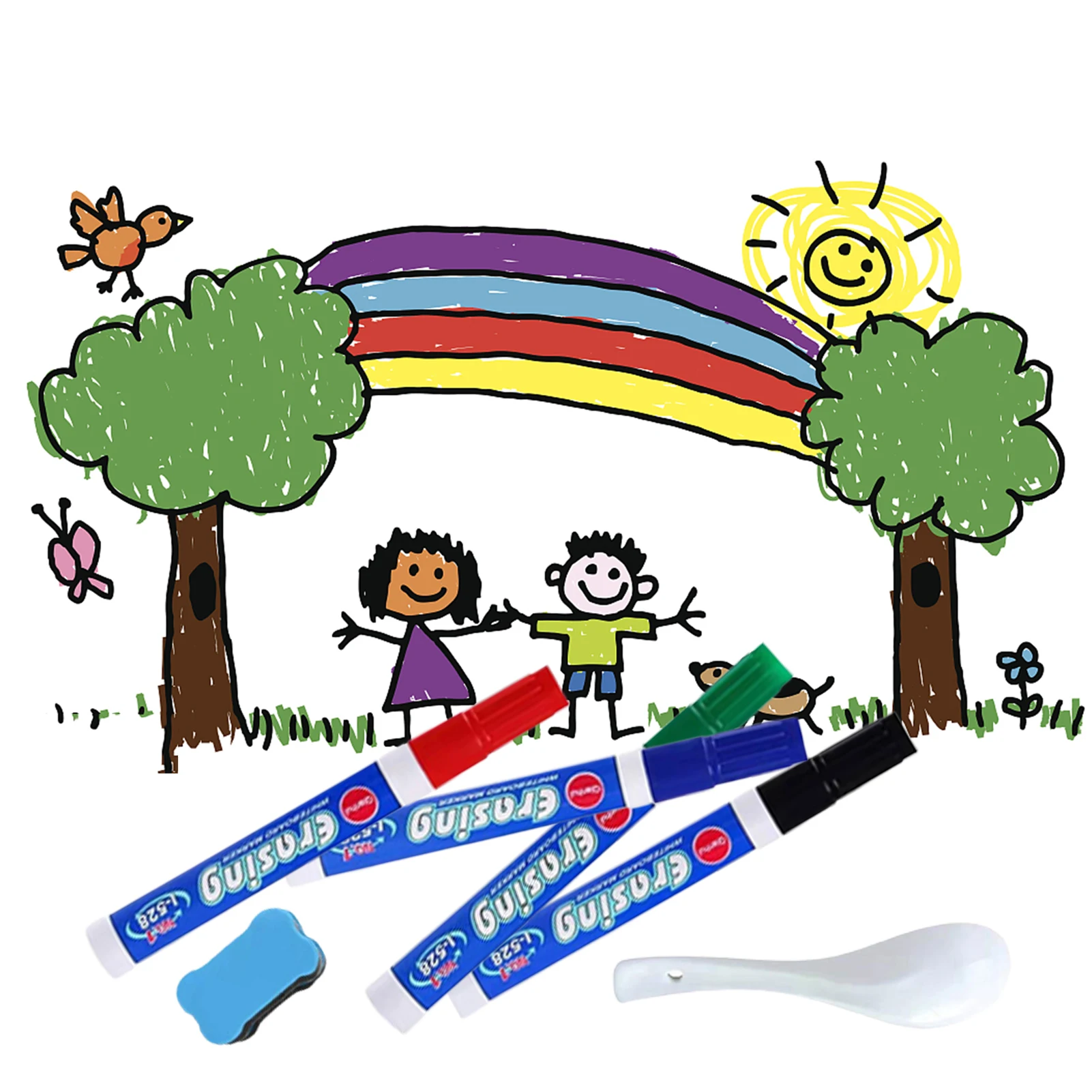 

Волшебная водная ручка, стираемая цветная маркерная ручка на водной основе, сухая стираемая черная доска, ручка, обучающая игрушка для дете...