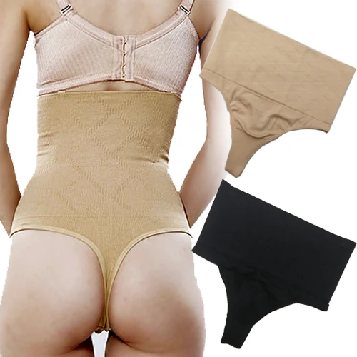 

Women High Waist Thongs Sexy G string Thong Panties Abdomen Shaping Hip Lift Underwear Lady Panties Plus Size Brief Panty Briefs