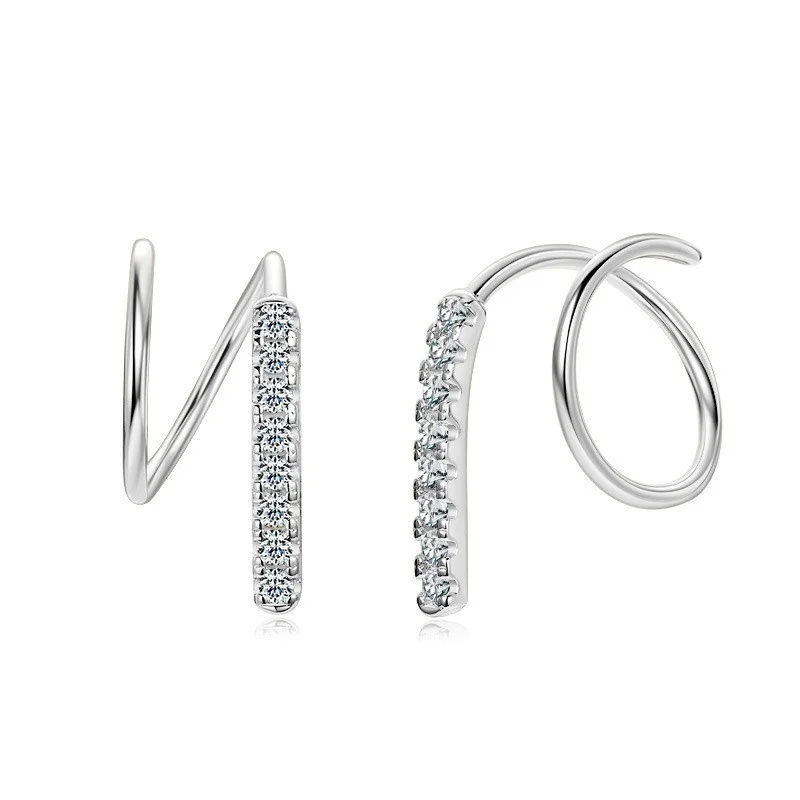 EMO-431 Lefei модные классические роскошные муассанитовые дизайнерские серьги с