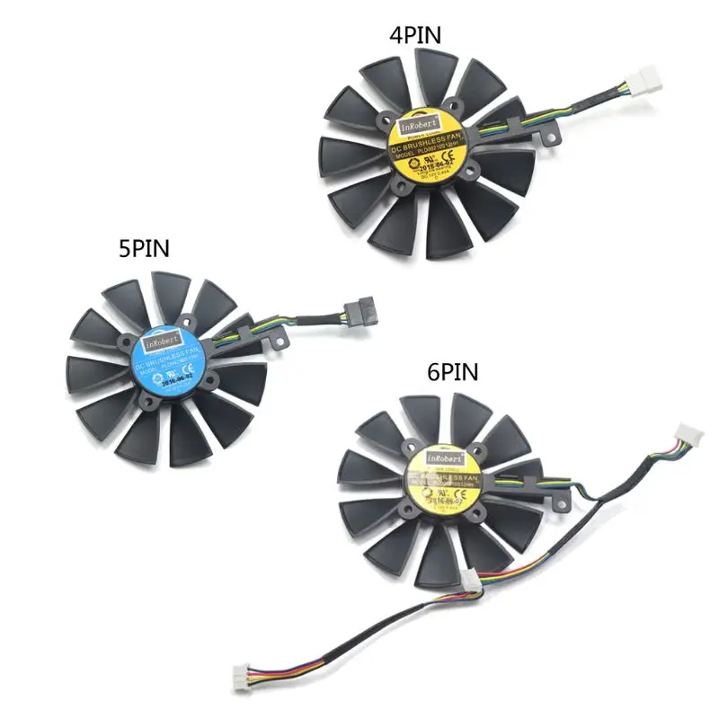

87MM PLD09210S12M PLD09210S12HH Cooling Fan Replace For Strix GTX 1060 OC 1070 1080 GTX 1080Ti RX 480 Graphics Card QXNF
