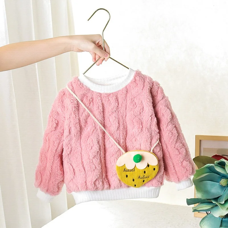 Детские теплые толстовки для маленьких мальчиков и девочек осенне-зимнее пальто