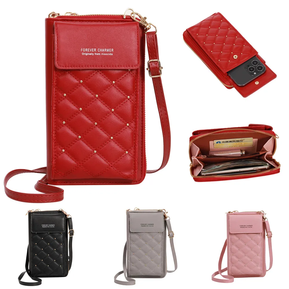 

Small Crossbody Cell Phone Purse for Women Cellphone Wallet Bag with Credit Card Slots Elegant Shoulder Bag