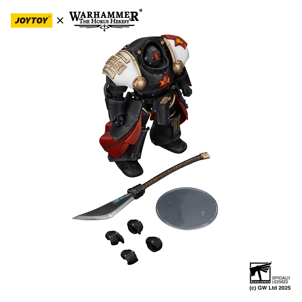 Фото [В НАЛИЧИИ] Фигурка JOYTOY 1/18 Warhammer 40K White Scars Legion Praetor Ebon Keshig Terminator, игрушки-фигурки №5