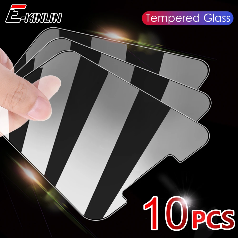 

Прозрачная защитная стеклянная пленка 10 шт./лот для Nokia 8,1 7,1 6,1 5,1 3,1 2,1 6,2 2,2 2,3 Plus, защита экрана из закаленного стекла