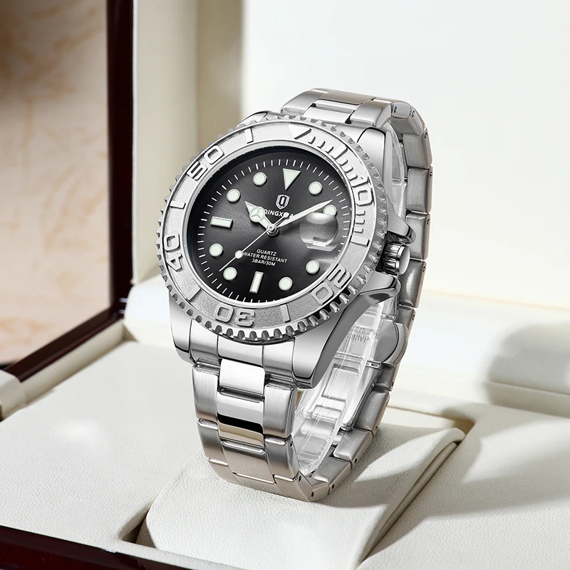 2024 новые мужские часы лучший бренд роскошные повседневные кварцевые из