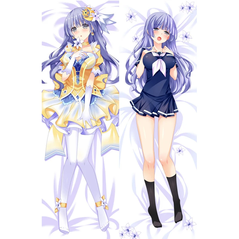 Наволочка для подушки Мику дакимакура с изображением милой девушки наволочка