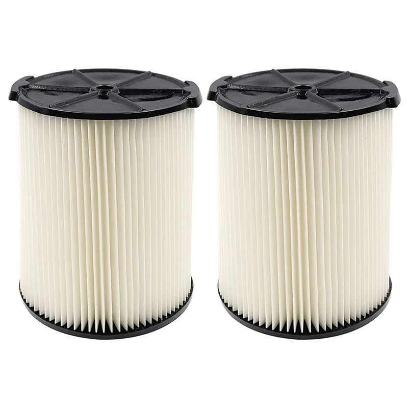 

For Ridgid VF4000 Replacement Filter for 5-20 Gallons and Larger Vacuum Cleaner, Replacement VF4000 Filter (2 Pack)