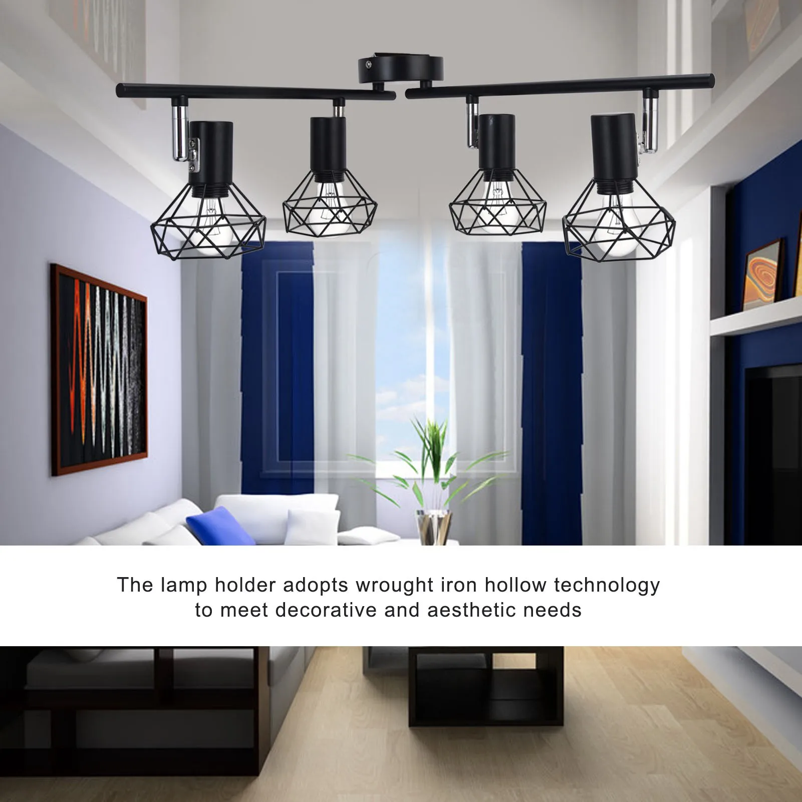 Рисунок 4 - Потолочный светильник из кованого железа