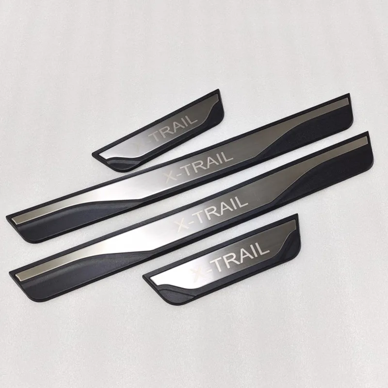 

Stainless steel and ABS Door Sill Scuff Plate for Nissan X-Trail X Trail XTrail T32 Welcome Pedal Trim Car Styling Accessories