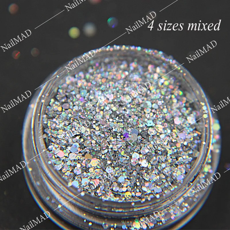 1 коробка голографические Блестки для ногтей | Красота и здоровье