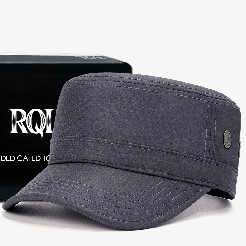 Кепка бейсбольная Мужская однотонная быстросохнущая Спортивная от солнца с