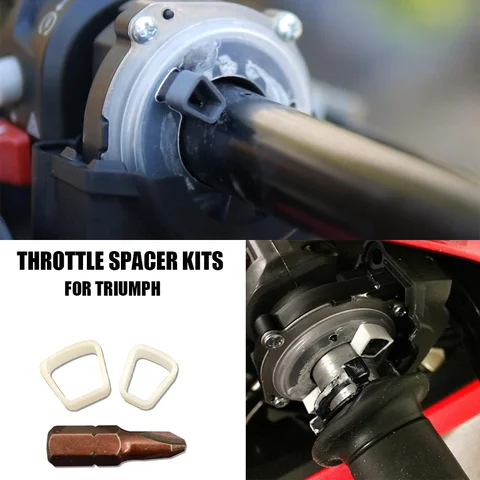 Проставки для дроссельной заслонки Triumph Street Triple Tiger Rocket 3 Scrambler 1200, комплекты прокладок дроссельной заслонки Speed Triple Thruxton Street