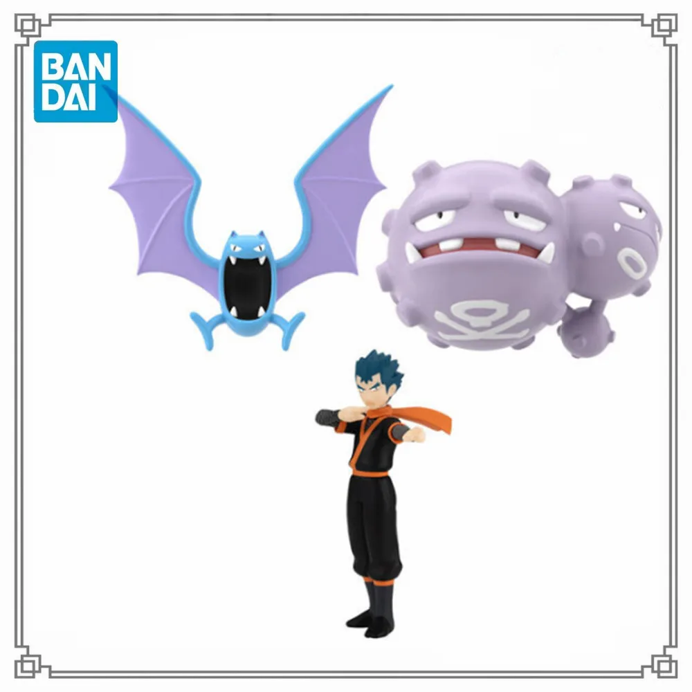 В наличии Покемон масштаб мир аниме Kyou Golbat Matadogas Оригинальные Bandai экшн-Фигурки игрушки для детей карманные монстры куклы