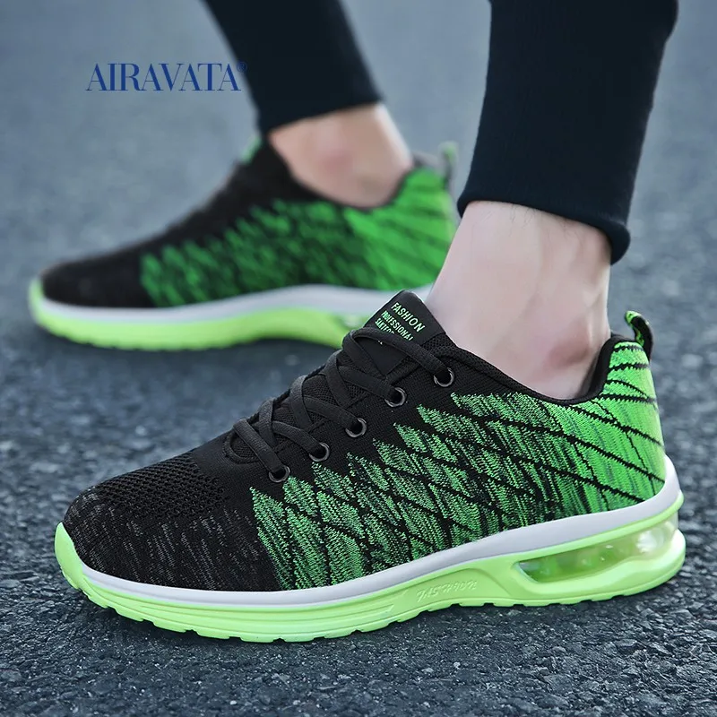 Casual Men's Running Shoes Air Cushion Breathable Lightweight Fashion Male Tennis Sneakers Men Lace-up Outdoor Sports Traienrs