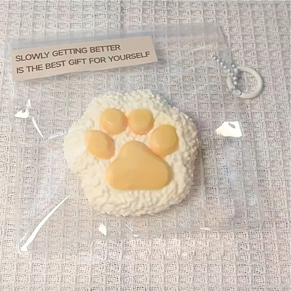 Мини-кошачья лапа кошачья мягкие игрушки рисовый рулет медленный отскок мягкая