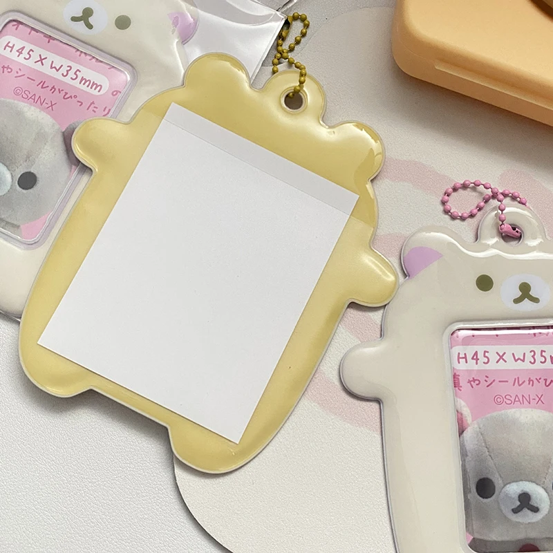 3-дюймовые милые рукава для папок Kpop держатель фотокарт брелки аниме