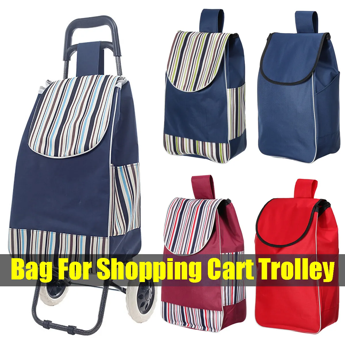 

Foldable Shopping Trolleys Cart Bag Pulling Trolley Shopping Cart Trolly Carriers Hand Trucks Luggage Grocery Storage Bag