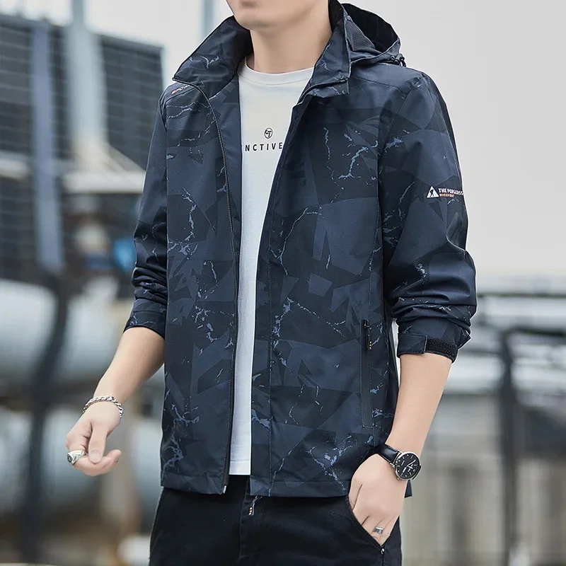 Мужская уличная куртка для альпинизма повседневная со съемной подкладкой и