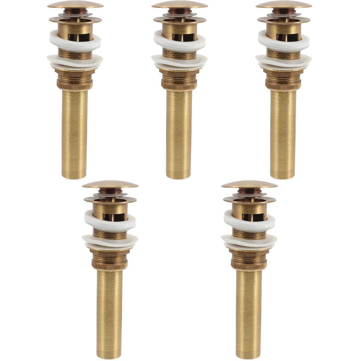 

5pcs Pop-up Sink Plug Bathroom Sink Plug Washroom Wash Basin Sink Drain Plug Stopper