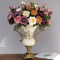 ceramic vintage decorative vases luxury indoor dried flowers indoor pots aesthetic table decor maceteros wazony home decoration