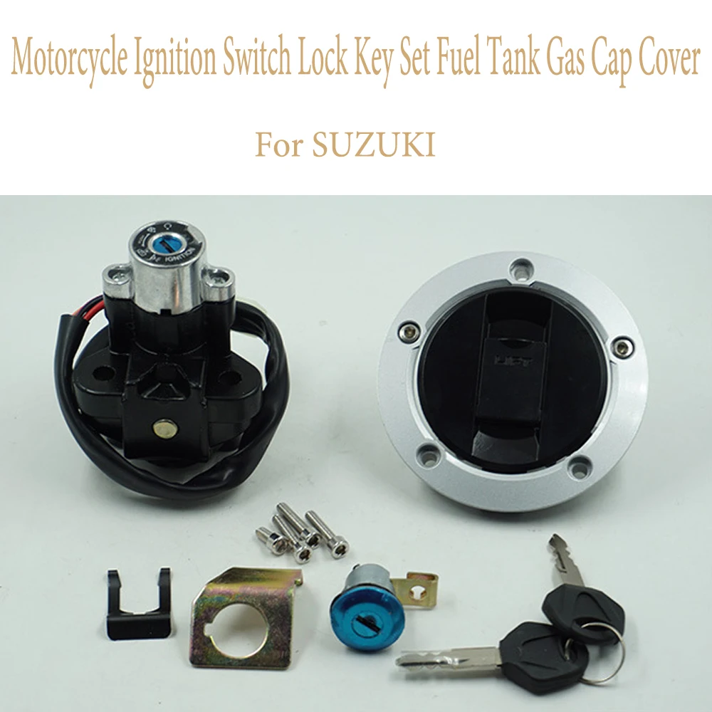 Комплект ключей зажигания для мотоцикла SUZUKI топливный бак GSXR 600 750 1000 GSF SFV SV DL 650 1200