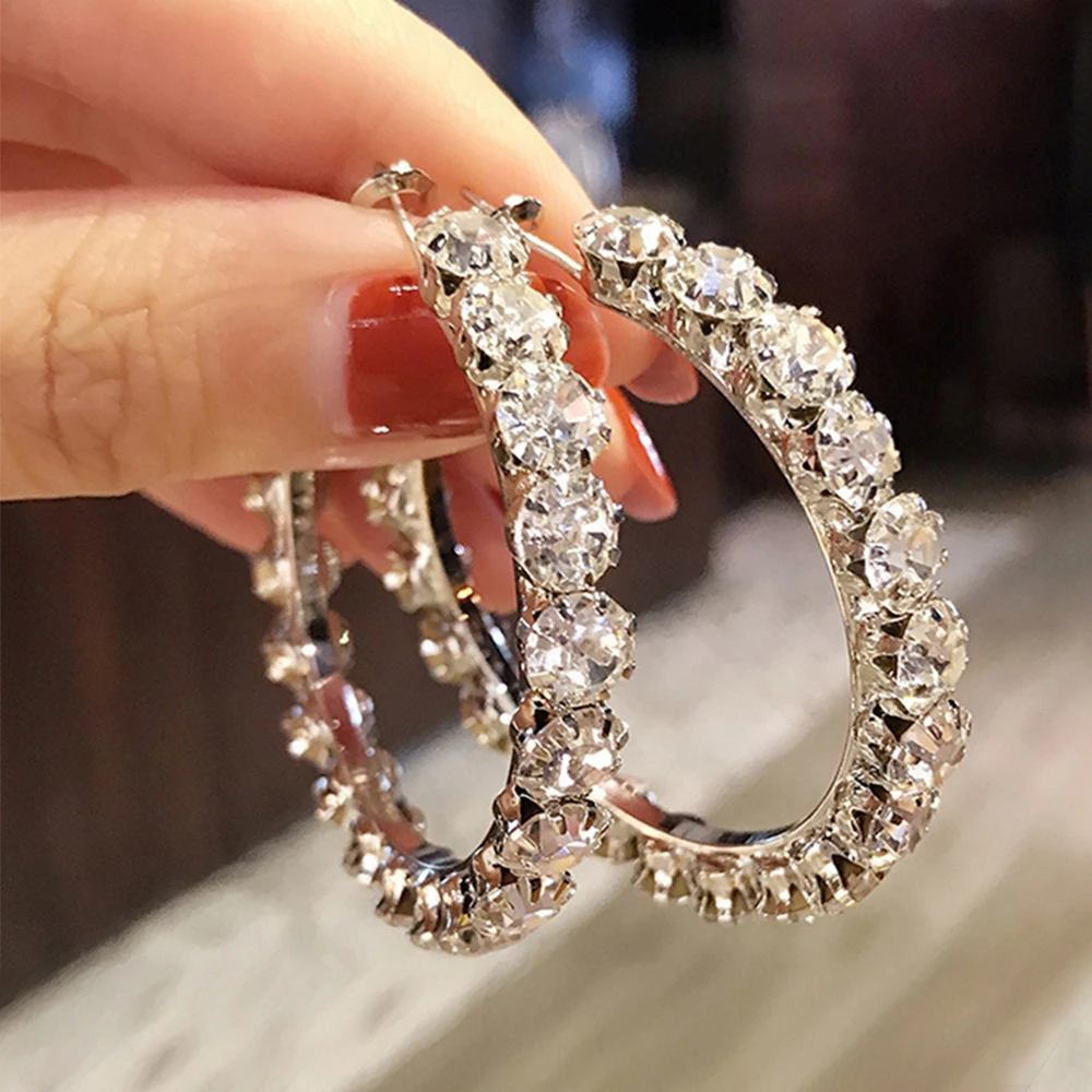 

Серьги-кольца женские металлические, 1 пара