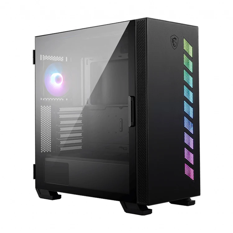 

MSI MAG VAMPIRIC 300R Mid Tower MATX Gaming Computer Case with Tempered Glass Panel Support RTX 3090 Graphics Card