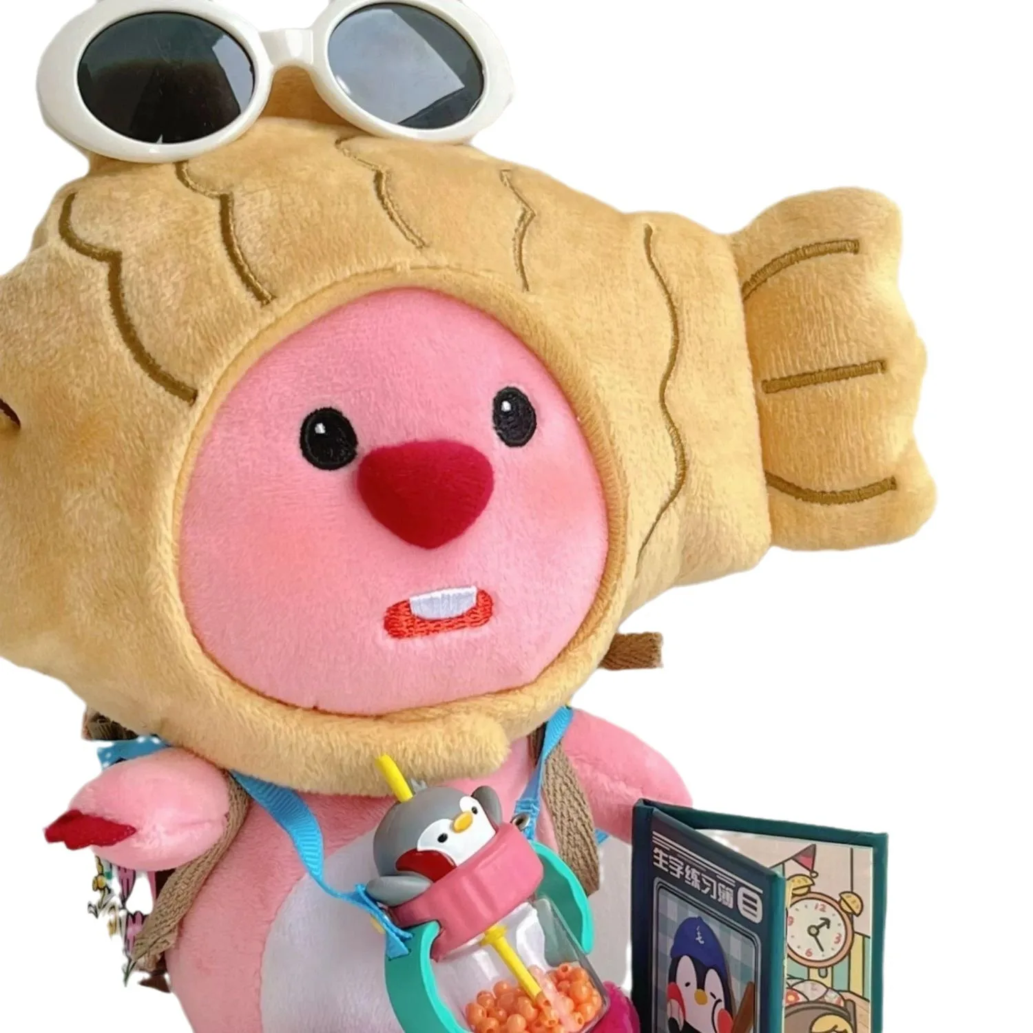 MINISO Loopy плюшевые игрушки морская волна съемная голова кукла с капюшоном подвеска