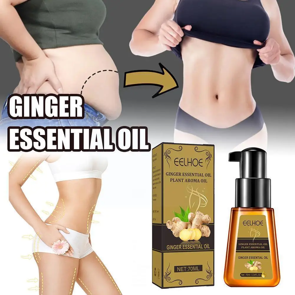 

Slimming Ginger Oil Detox Ginger Oil Belly Button Stomach Anti-cellulite Massage Ginger Healthy 70ml Massage Oil Oil N8a2
