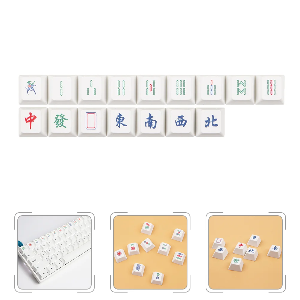 

Key Caps Keyboard Replacement Computer Mechanical Keycap Ergonomic Cover Keycaps English Universal Gaming Diy Pbt Pc Decorative
