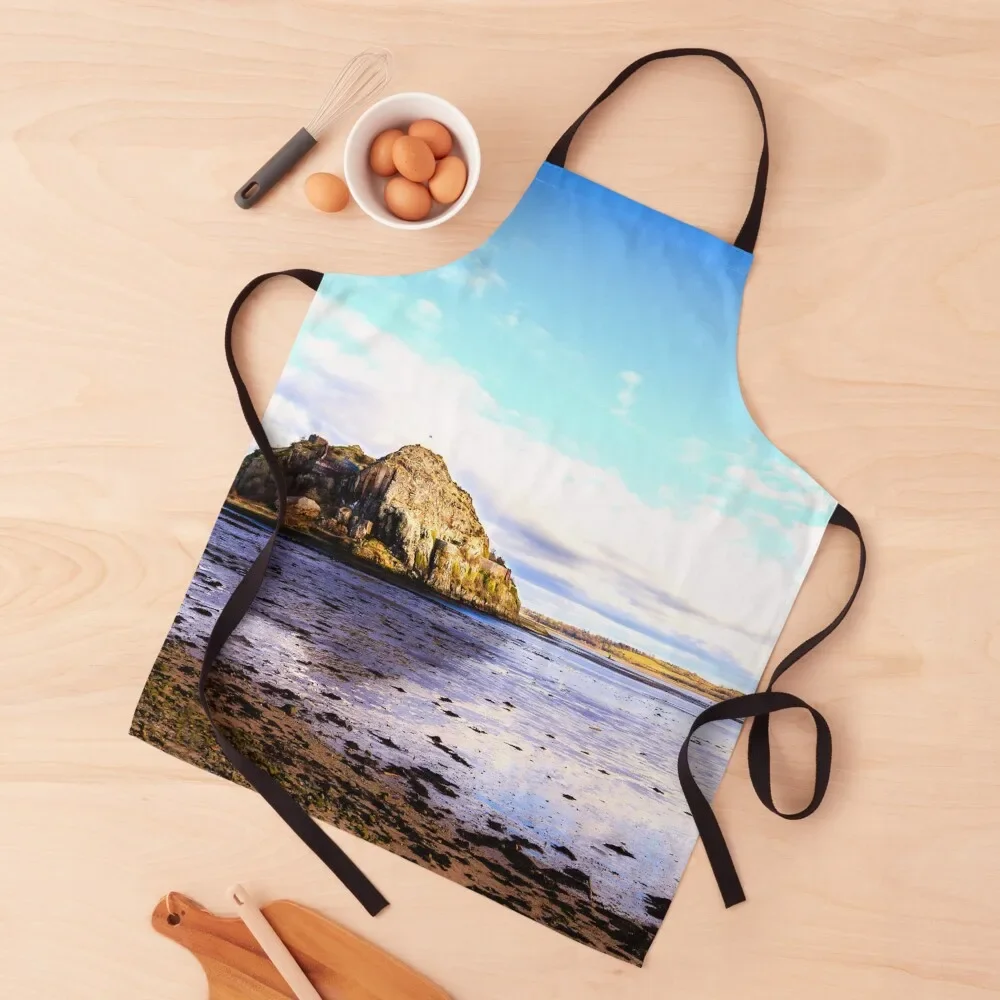 Дамбартон замок скала на кладде фартук салонный аксессуар для повара