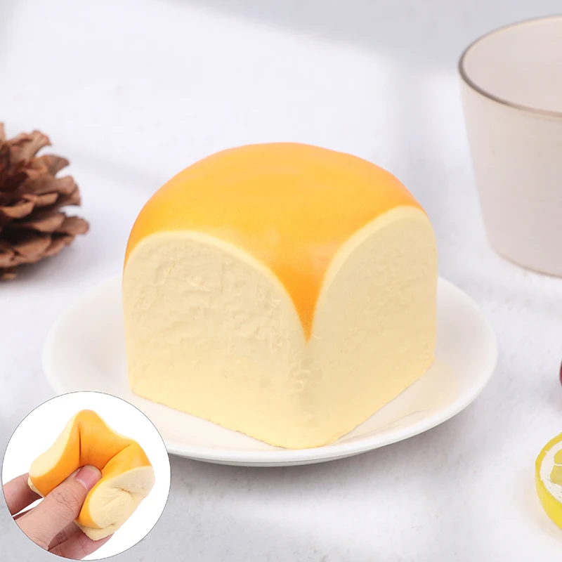 Квадратная кремовая Гавайская имитация хлеба Hachimi медленно восстанавливающая