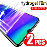 2pcs hydrogel film for oppo a5 a9 2020 screen protector opo a 5 a 9 2020 full cover hd clear safety water gel films not glass