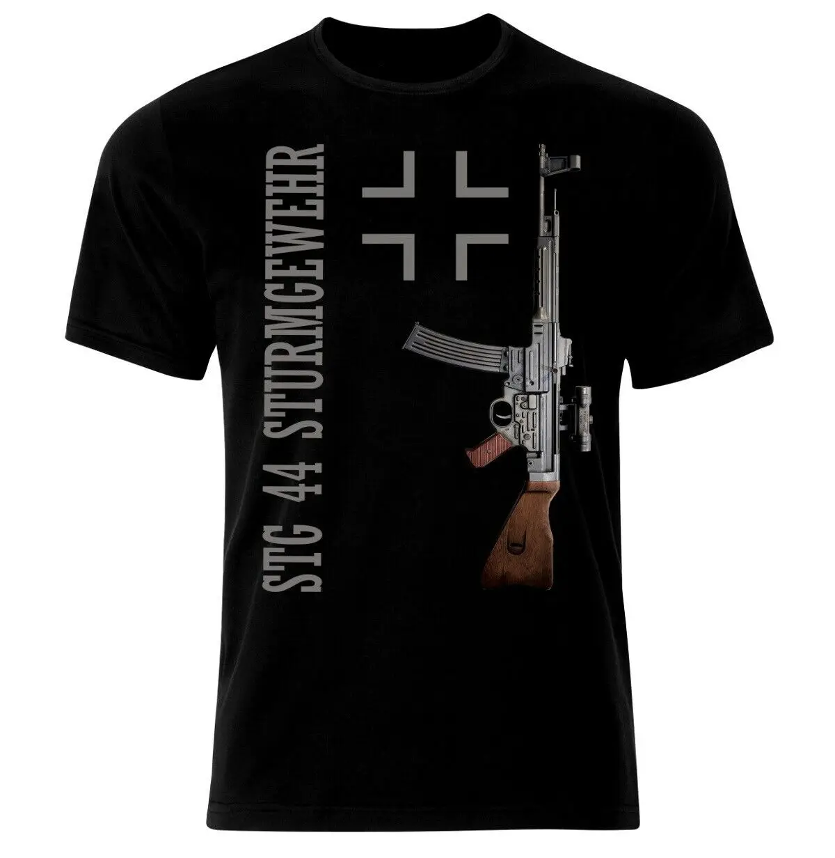 

STG 44 Schmeisser MP44 Sturmgewehr 44 Maschinenpistole Submachine Gun T-Shirt. Cotton Short Sleeve O-Neck Mens T Shirt New S-3XL